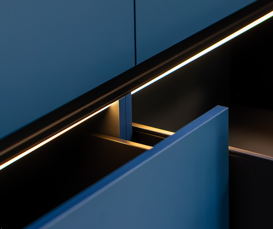 finition bandes LED
